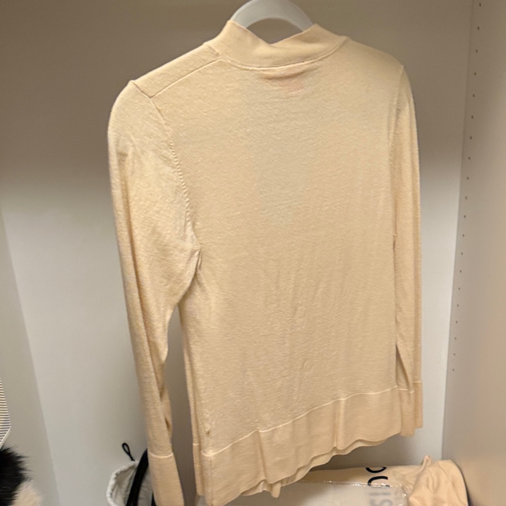 Tory Burch Ivory Button-Up Cardigan - Picture 3 of 3